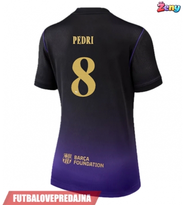 Lacne Ženy Futbalové dres Barcelona Pedri Gonzalez #8 2026-27 Krátky Rukáv - Preč